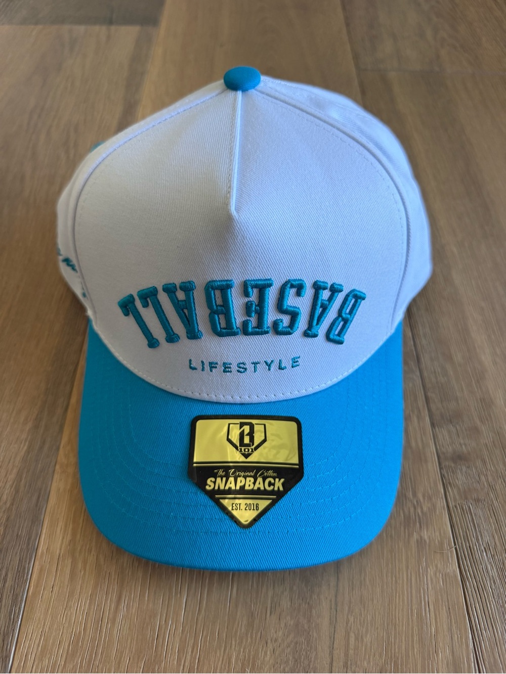 Free Ninety by Baseball Lifestyle 101 Upside Down Baseball Hat- NEW WITH TAGS